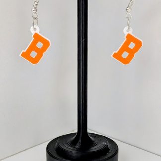 Buckeye "B" Drop Earrings