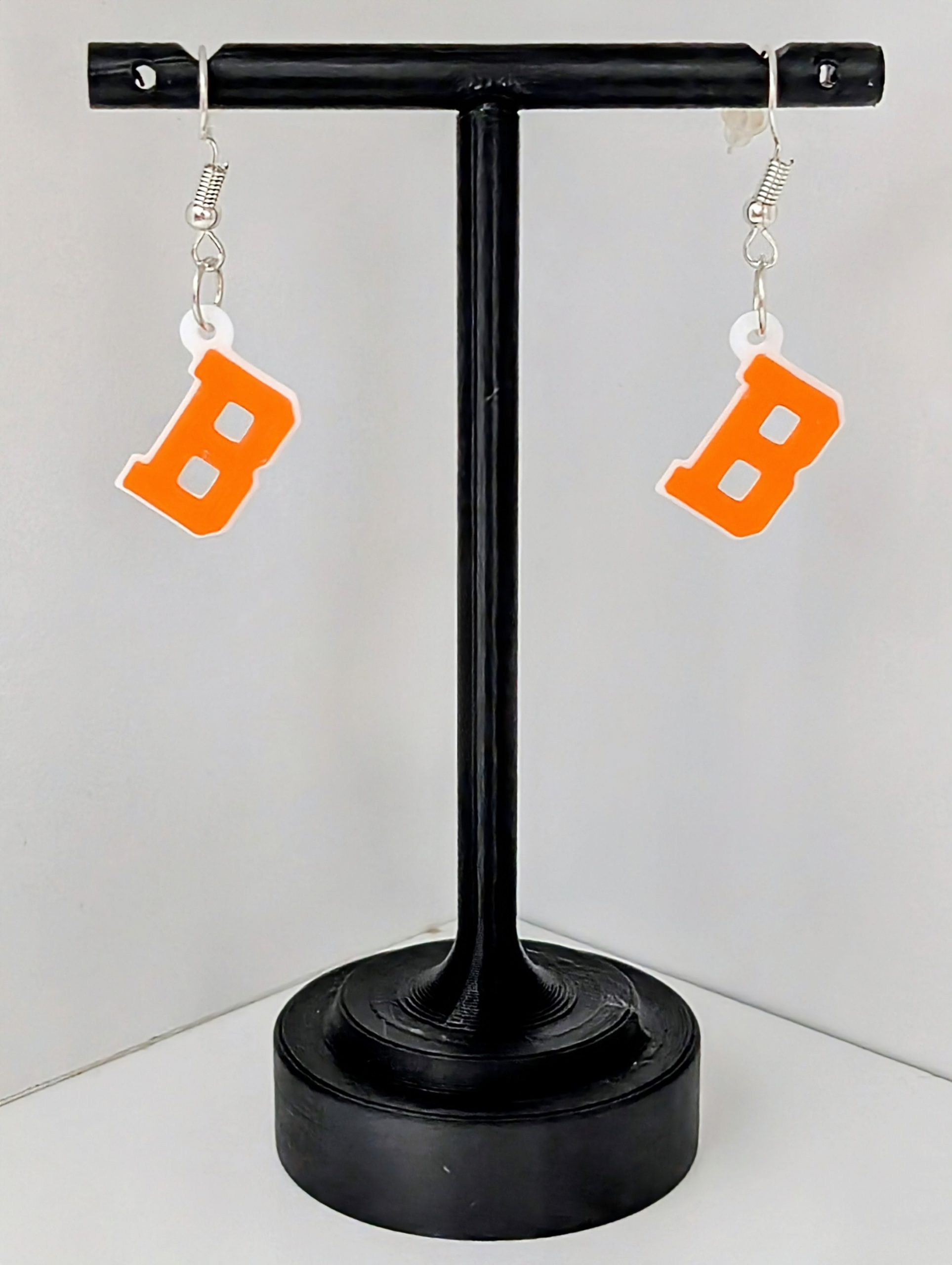 Buckeye "B" Drop Earrings
